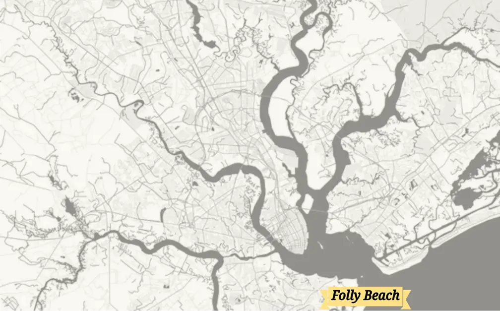 Folly Beach Map