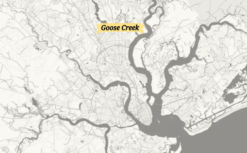 Goose Creek Map