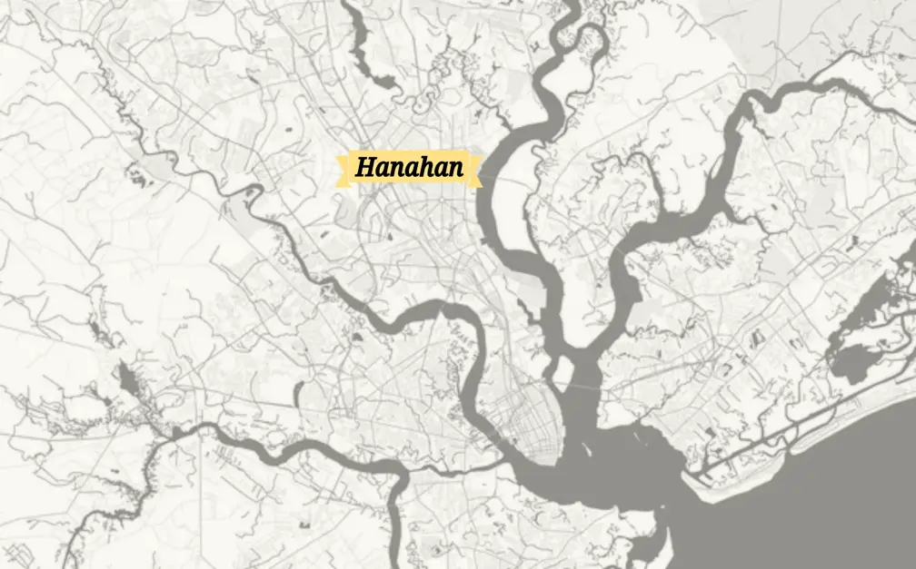 Hanahan Map