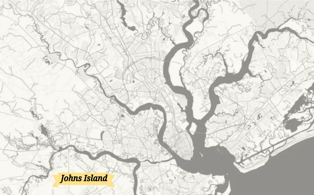 Johns Island Map