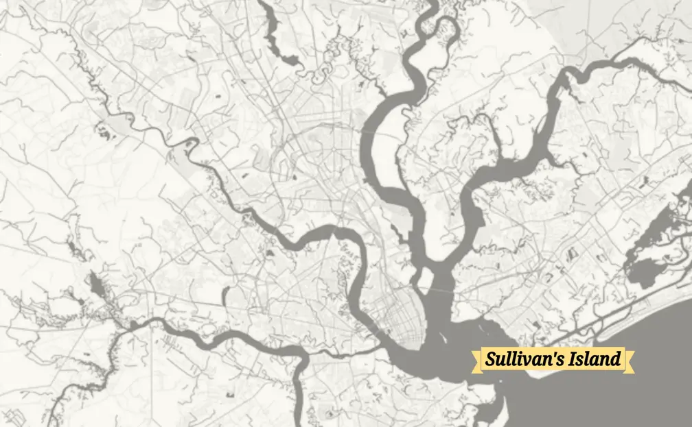 Sullivans Island Map